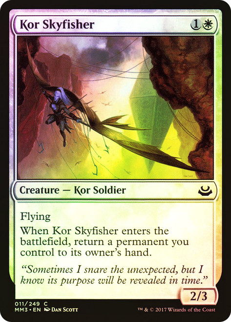 Kor Skyfisher\nModern Masters: 2017 Edition\nSingle\nMagic The Gathering