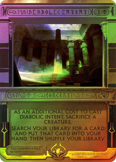 Diabolic Intent\nMasterpiece Series: Amonkhet Invocations\nSingle\nMagic The Gathering