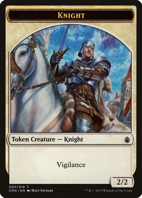 {Knight Token}\nCommander Anthology\nSingle\nMagic The Gathering