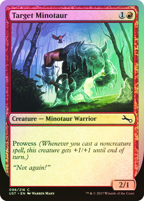 Target Minotaur (Ice)\nUnstable\nSingle\nMagic The Gathering
