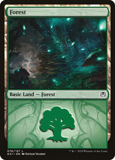 Forest (#076) (Golgari)
Guild Kit - Guilds of Ravnica
Single
Magic: The Gathering