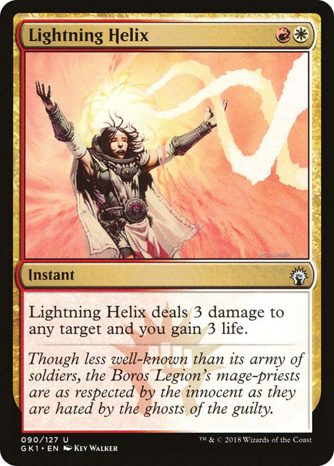 Lightning Helix
Guild Kit - Guilds of Ravnica
Single
Magic: The Gathering