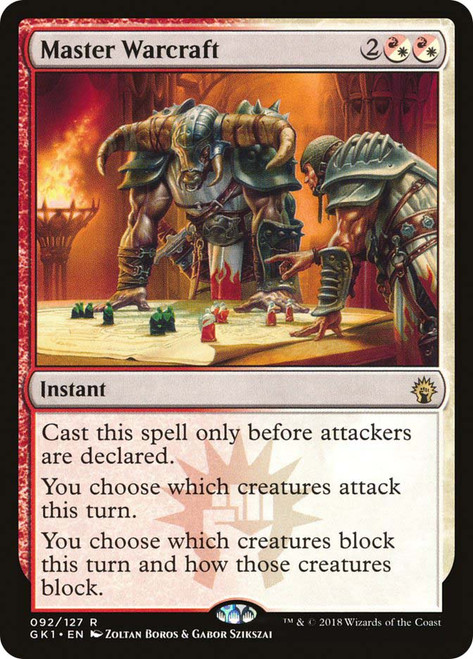 Master Warcraft
Guild Kit - Guilds of Ravnica
Single
Magic: The Gathering