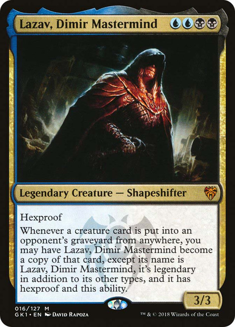 Lazav, Dimir Mastermind
Guild Kit - Guilds of Ravnica
Single
Magic: The Gathering