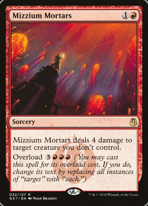 Mizzium Mortars\nGuild Kit\nSingle\nMagic The Gathering