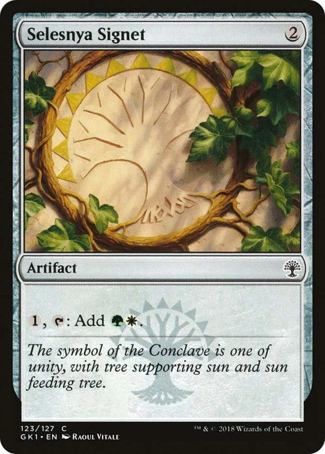 Selesnya Signet
Guild Kit - Guilds of Ravnica
Single
Magic: The Gathering