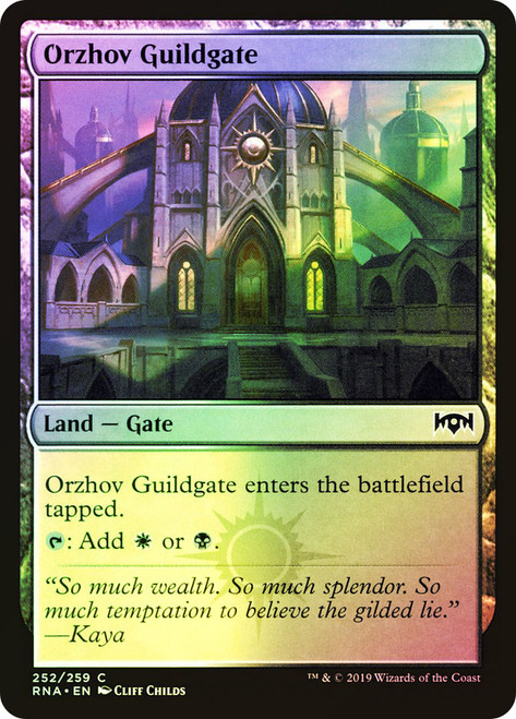Orzhov Guildgate (#252)\nRavnica Allegiance\nSingle\nMagic The Gathering