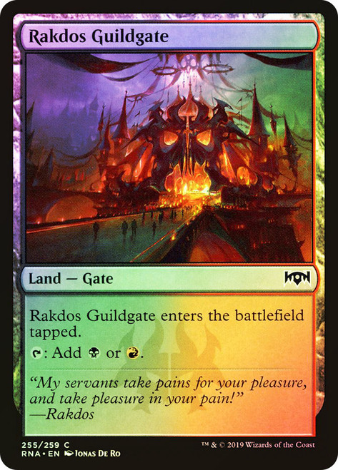 Rakdos Guildgate (#255)\nRavnica Allegiance\nSingle\nMagic The Gathering