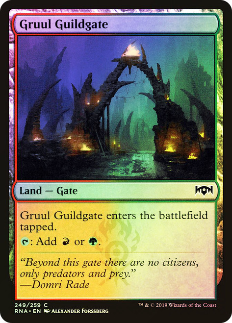 Gruul Guildgate (#249)\nRavnica Allegiance\nSingle\nMagic The Gathering