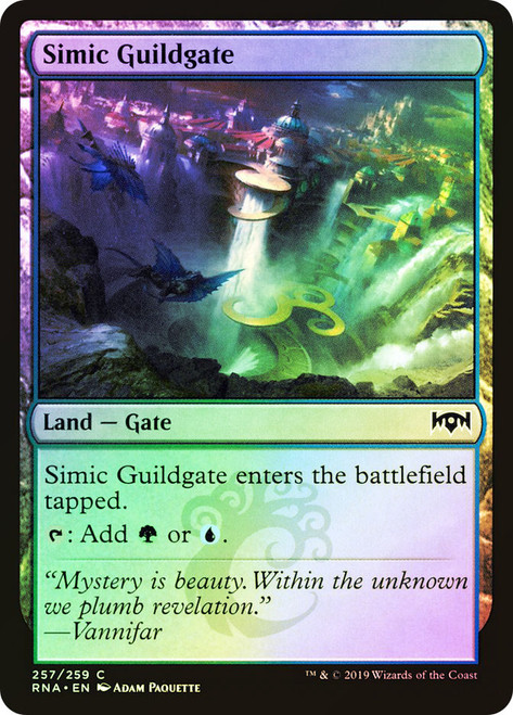 Simic Guildgate (#257)\nRavnica Allegiance\nSingle\nMagic The Gathering
