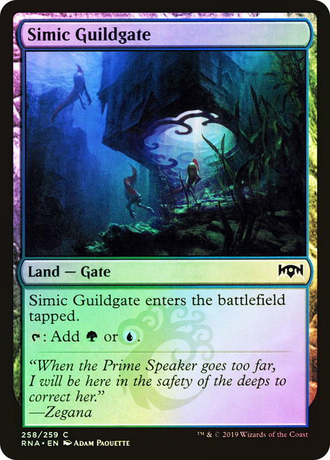 Simic Guildgate (#258)\nRavnica Allegiance\nSingle\nMagic The Gathering