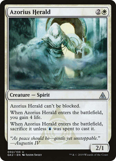 Azorius Herald
Guild Kit - Ravnica Allegiance
Single
Magic: The Gathering