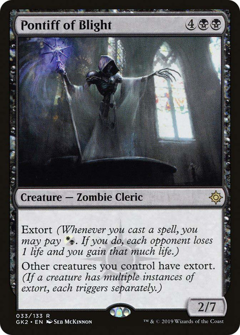 Pontiff of Blight
Guild Kit - Ravnica Allegiance
Single
Magic: The Gathering