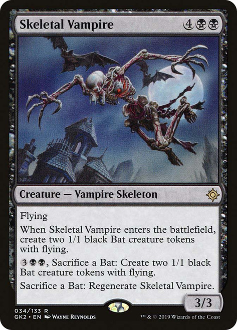 Skeletal Vampire
Guild Kit - Ravnica Allegiance
Single
Magic: The Gathering