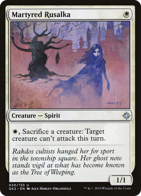 Martyred Rusalka
Guild Kit - Ravnica Allegiance
Single
Magic: The Gathering
