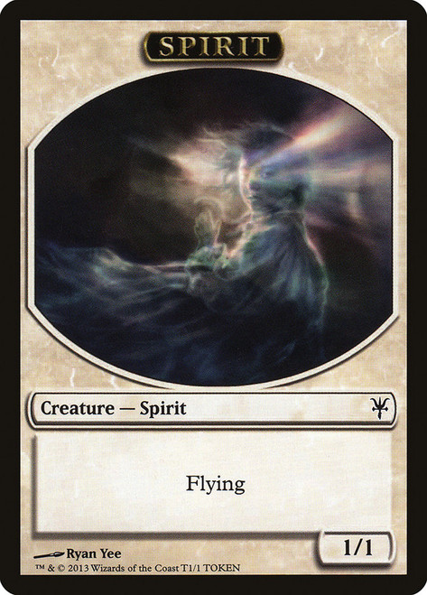 {Spirit Token}\nDuel Decks: Sorin vs. Tibalt\nSingle\nMagic The Gathering