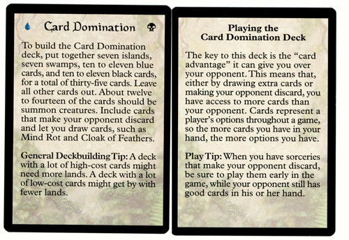 {Card Domination Strategy Card Version 2}\nPortal\nSingle\nMagic The Gathering