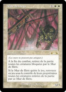 Wall of Nets
Exodus - French
Single
Magic The Gathering