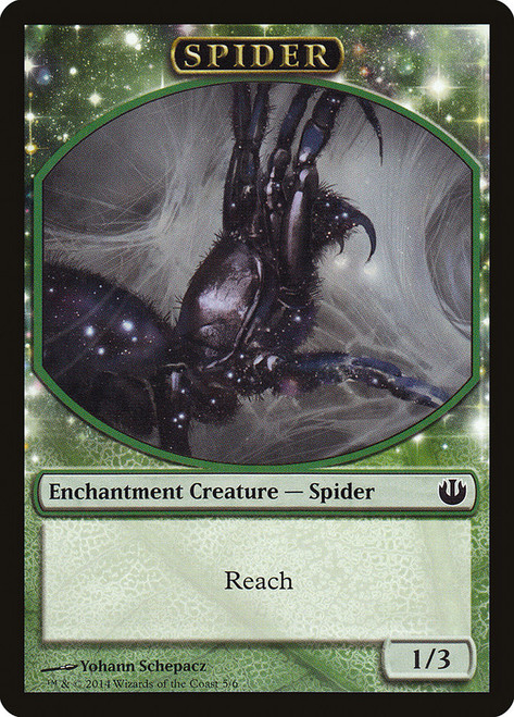 {Spider Token}\nJourney into Nyx\nSingle\nMagic The Gathering
