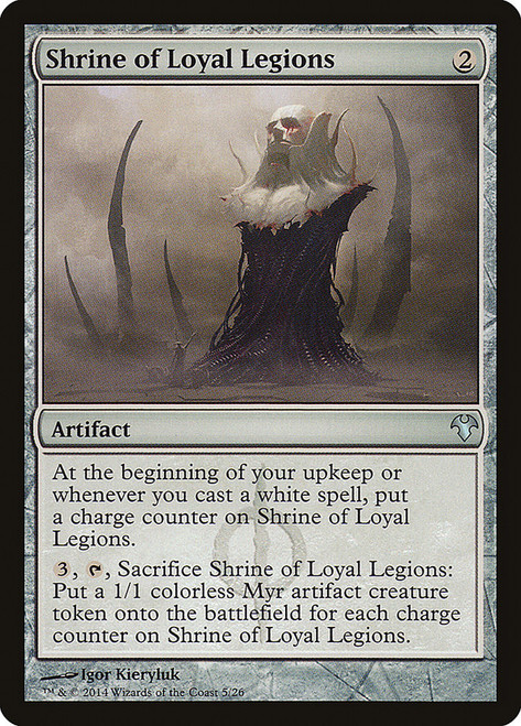 Shrine of Loyal Legions\nModern Event Deck\nSingle\nMagic The Gathering