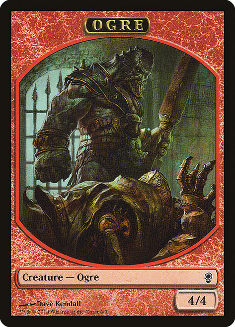 {Ogre Token}\nConspiracy: 2014 Edition\nSingle\nMagic The Gathering