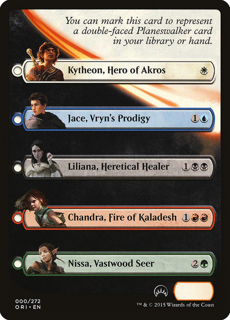 {Checklist Card}\nMagic Origins\nSingle\nMagic The Gathering