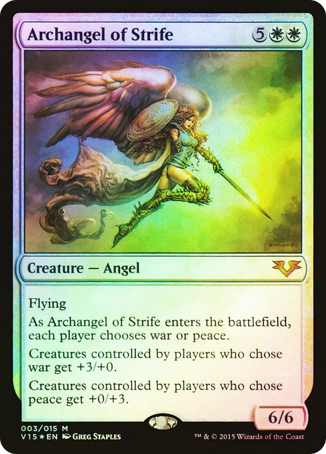 Archangel of Strife\nFrom the Vault: Angels\nSingle\nMagic The Gathering