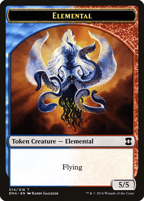 {Elemental Token} (Blue/Red)\nEternal Masters\nSingle\nMagic The Gathering