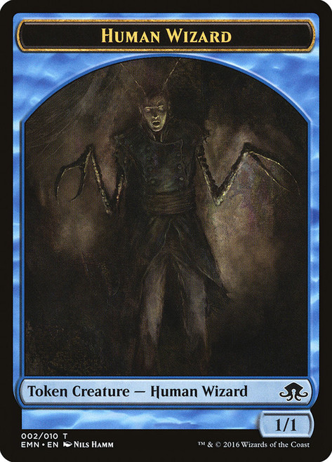 {Human Wizard Token}\nEldritch Moon\nSingle\nMagic The Gathering