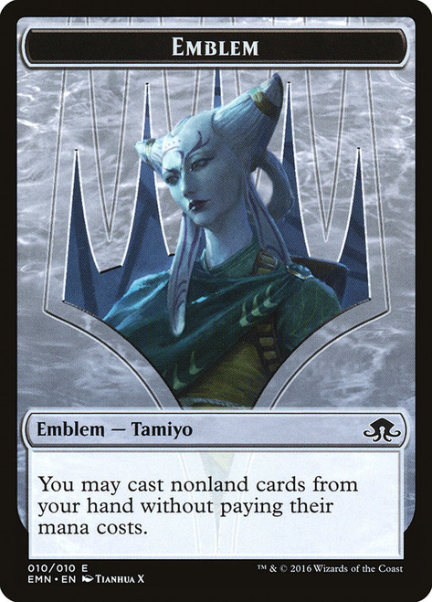 {Tamiyo Emblem}\nEldritch Moon\nSingle\nMagic The Gathering