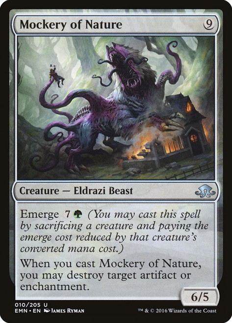 Mockery of Nature\nEldritch Moon\nSingle\nMagic The Gathering