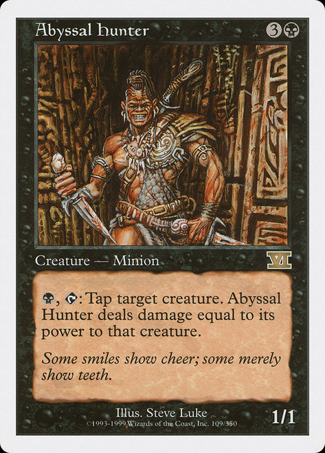 Abyssal Hunter\n6th Edition\nSingle\nMagic The Gathering