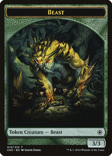 {Beast Token}\nConspiracy: Take the Crown\nSingle\nMagic The Gathering