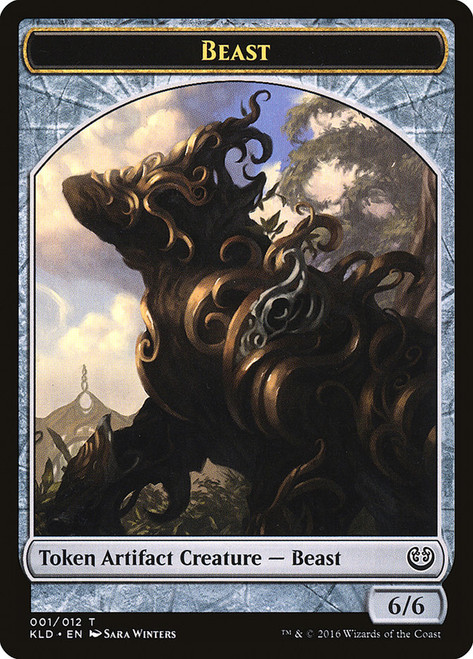 {Beast Token}\nKaladesh\nSingle\nMagic The Gathering