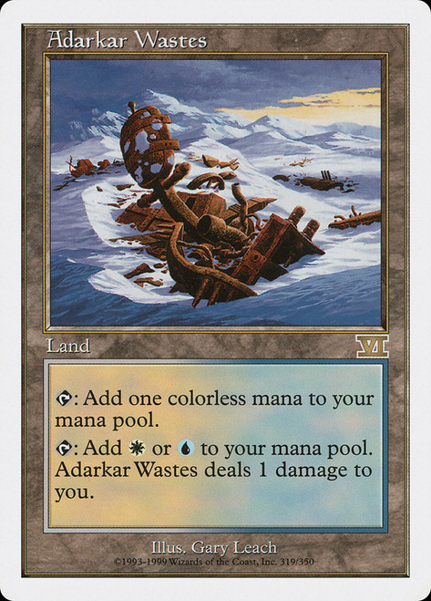 Adarkar Wastes\n6th Edition\nSingle\nMagic The Gathering
