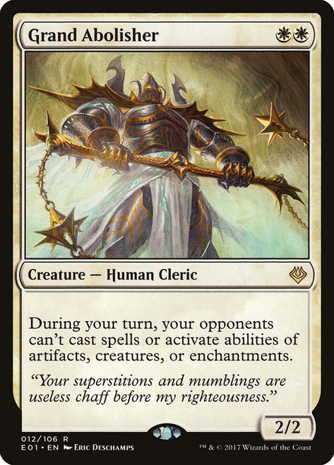 Grand Abolisher\nArchenemy: Nicol Bolas\nSingle\nMagic The Gathering
