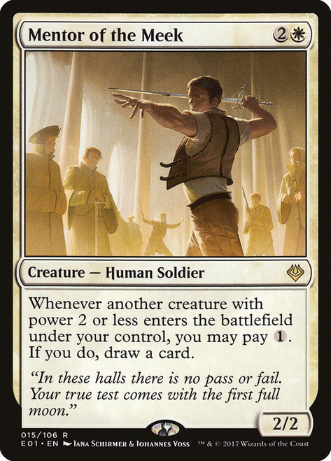 Mentor of the Meek\nArchenemy: Nicol Bolas\nSingle\nMagic The Gathering