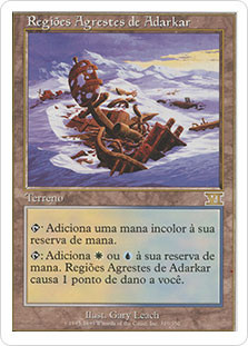 Adarkar Wastes\n6th Edition - Portuguese\nSingle\nMagic The Gathering