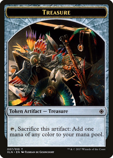 {Treasure Token} (#7)\nIxalan\nSingle\nMagic The Gathering