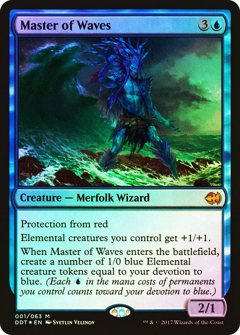 Master of Waves\nDuel Decks: Merfolk vs. Goblins\nSingle\nMagic The Gathering