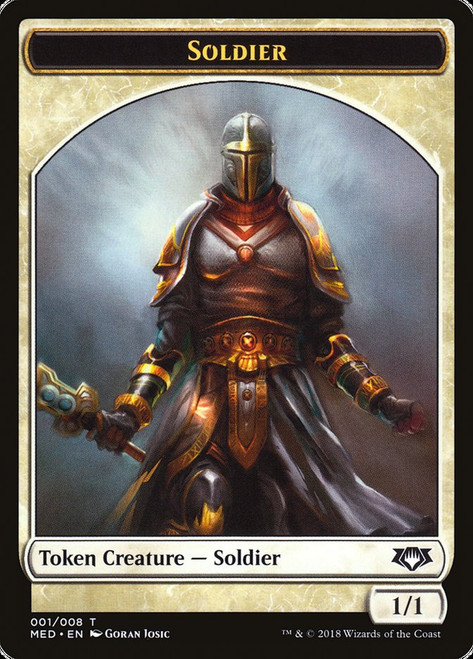 {Soldier Token}\nMythic Edition\nSingle\nMagic The Gathering