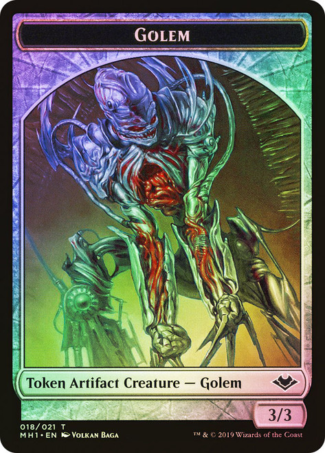 {Golem Token}\nModern Horizons\nSingle\nMagic The Gathering