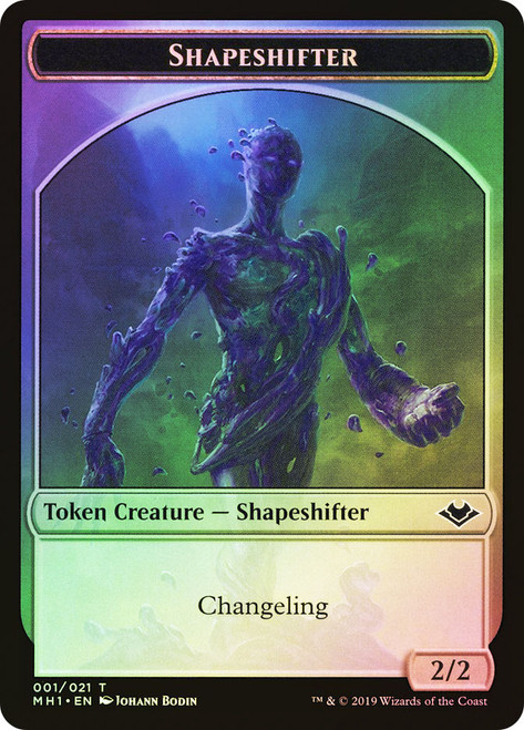 {Shapeshifter Token}\nModern Horizons\nSingle\nMagic The Gathering