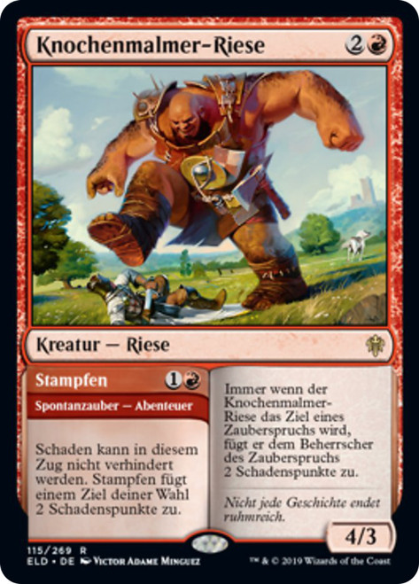 Bonecrusher Giant // Stomp
Throne of Eldraine - German
Single
Magic The Gathering