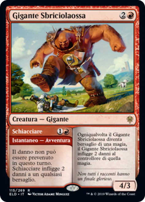 Bonecrusher Giant // Stomp
Throne of Eldraine - Italian
Single
Magic The Gathering