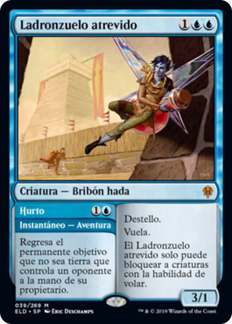 Brazen Borrower // Petty Theft
Throne of Eldraine - Spanish
Single
Magic The Gathering