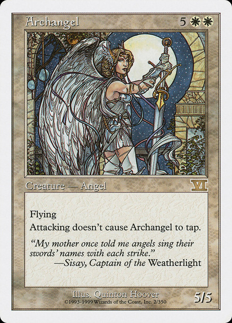 Archangel\n6th Edition\nSingle\nMagic The Gathering