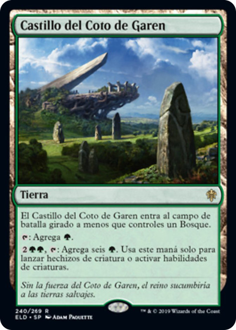 Castle Garenbrig
Throne of Eldraine - Spanish
Single
Magic The Gathering