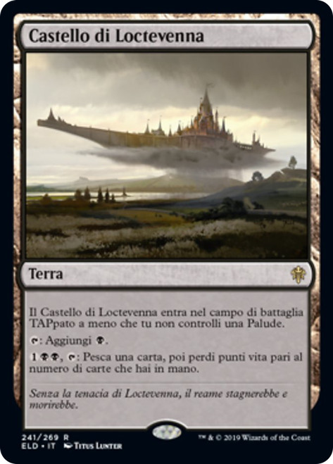 Castle Locthwain
Throne of Eldraine - Italian
Single
Magic The Gathering