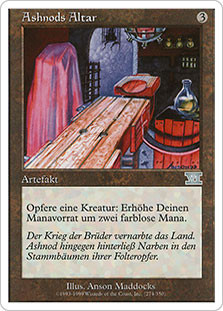 Ashnod's Altar\n6th Edition - German\nSingle\nMagic The Gathering